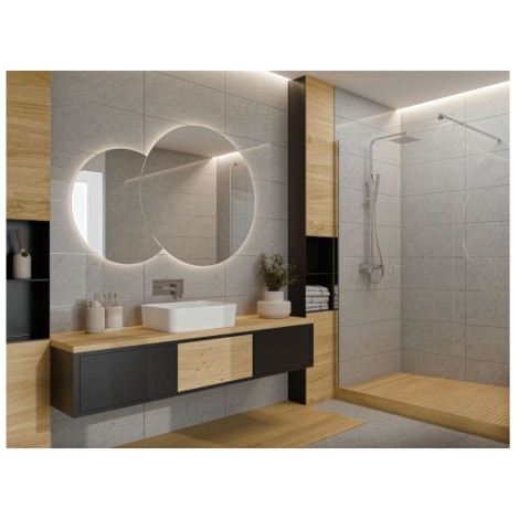 Invena Walk in kabina chrom 110x200cm