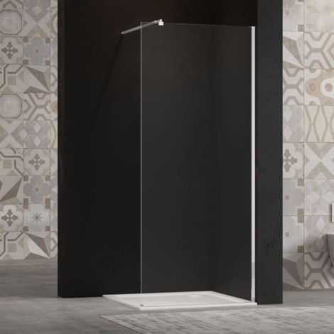 Invena kabina Walk-in II 800X20000 mm profil chrom