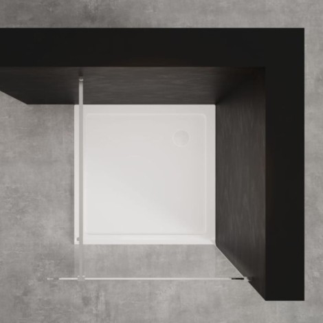 Invena kabina Walk-in II 900x2000 mm profil chrom