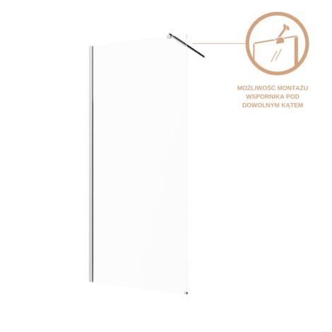 Invena kabina Walk-in II 900x2000 mm profil chrom
