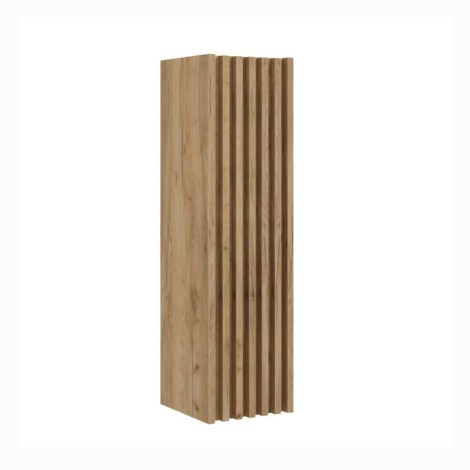 Defra Delano C32 słupek łazienkowy z drzwiami dąb złoty 34 cm