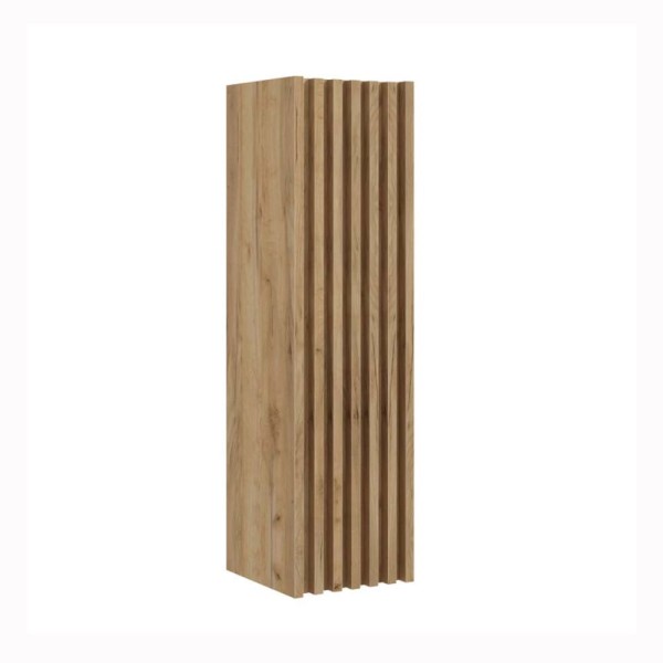 Defra Delano C32 słupek łazienkowy z drzwiami dąb złoty 34 cm