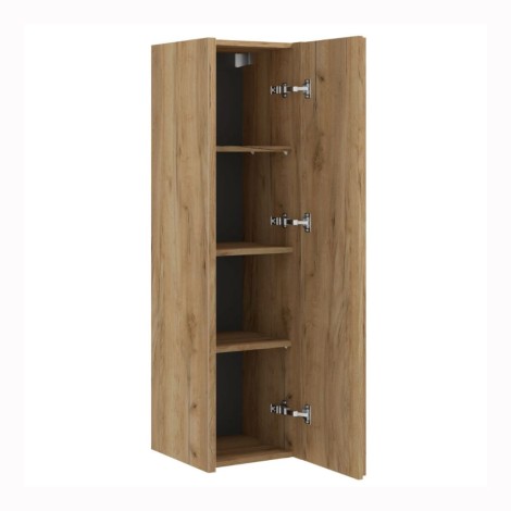 Defra Delano C32 słupek łazienkowy z drzwiami dąb złoty 34 cm