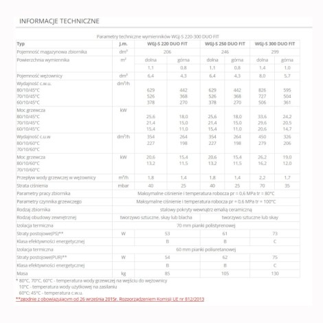 Elektromet WGJ-S DUO FIT wymiennik 2-wężownice stojący 220 l  bez grzałki