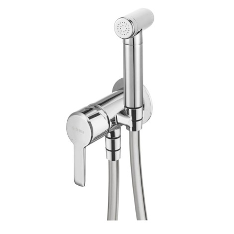 Deante Arnika bateria bidetowa chrom podtynkowa ze słuchawką