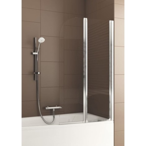 Kfa Modern parawan nawannowy składany 2-elementowy 80 cm chrom mat