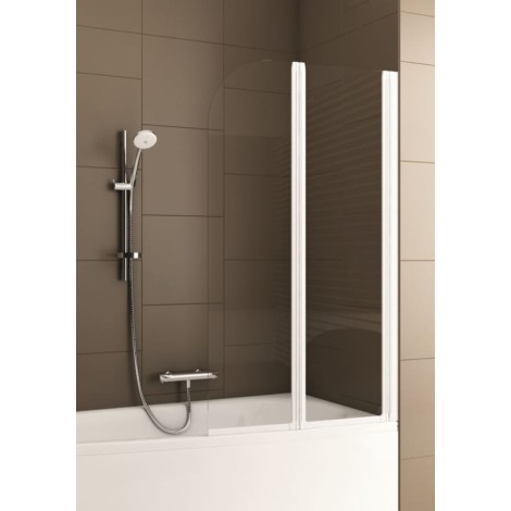 Kfa Modern parawan nawannowy składany 2-elementowy 80 cm biały