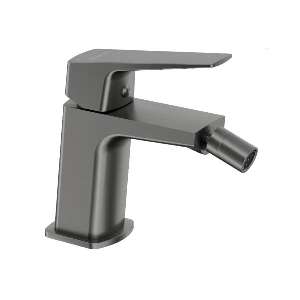 Deante Blur bateria bidetowa stojąca titanium