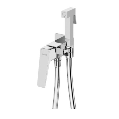 Deante Blur bateria bidetowa podtynkowa ze słuchawką chrom