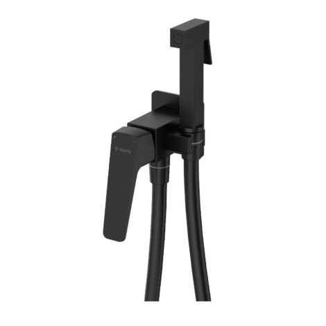 Deante Blur bateria bidetowa podtynkowa ze słuchawką nero