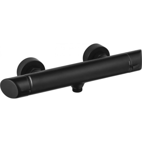 Deante Arnika bateria natryskowa ścienna czarna