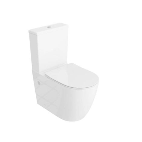 Kompakt WC  Ruperto z deską wolnoopadającą i spłukiwaniem wirowym