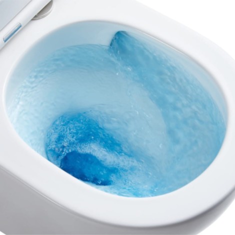 Lavita Sinto Black 3.0 miska WC wisząca ze spłukiwaniem wirowym i deską wolnoopadającą