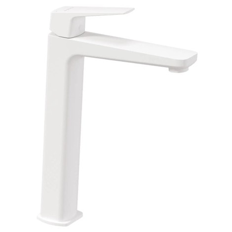 Deante Blur bateria umywalkowa stojąca z podwyższonym korpusem biała