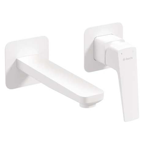 Deante Blur bateria umywalkowa podtynkowa biała