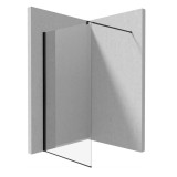 Deante Kerria Plus ścianka prysznicowa walk-in 120 cm czarna