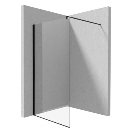 Deante Kerria Plus ścianka prysznicowa walk-in 120 cm czarna