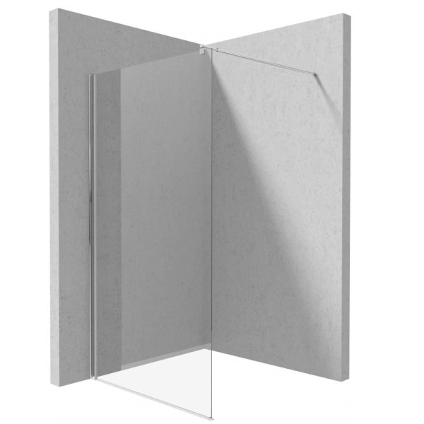 Deante Kerria plus ścianka prysznicowa walk-in 120 cm chrom