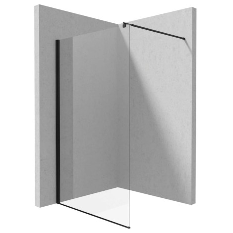 Deante Kerria Plus ścianka prysznicowa walk-in 140 cm czarna
