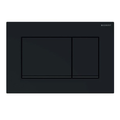Geberit Sigma 20 przycisk spłukujący czarny-czarny błyszczący-czarny.