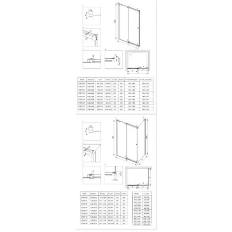Deante Kerria plus kabina prysznicowa prostokątna chrom 120x90 