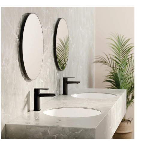 Deante umywalka Alpinia biała podwieszana O 38cm