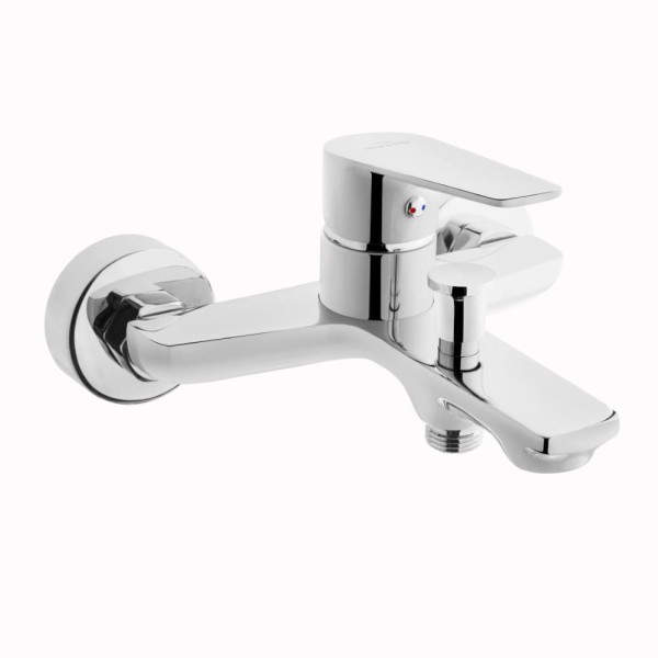 Invena Dokos bateria wannowa chrom