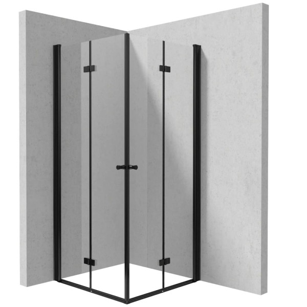 Deante Kerria plus kabina prysznicowa nero 90x90