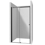 Deante Kerria Plus drzwii prysznicowe przesuwne 100 cm czarne