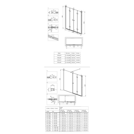Deante Kerria plus kabina prysznicowa nero 90x90