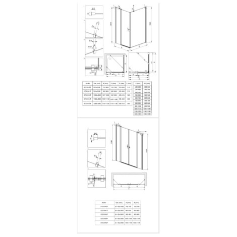 Deante Kerria plus kabina prysznicowa nero 80x80
