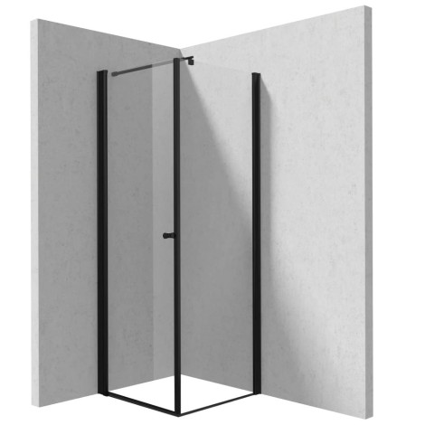 Deante Kerria plus kabina prysznicowa nero 90x90