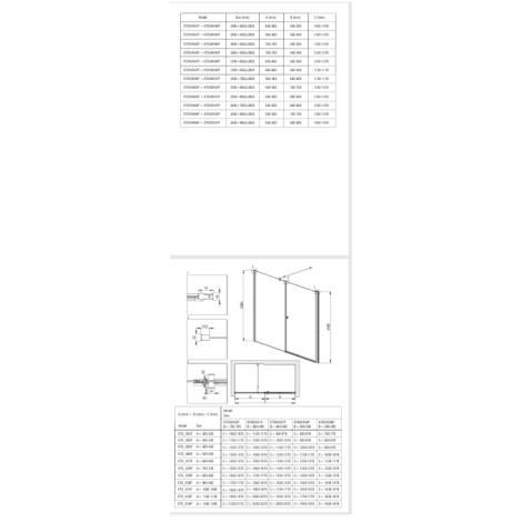 Deante Kerria plus kabina prysznicowa nero 90x90