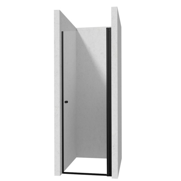 Deante Kerria Plus czarne drzwi wahadłowe 70 cm