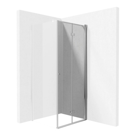 Deante Kerria Plus drzwi prysznicowe składane 70 cm chrom