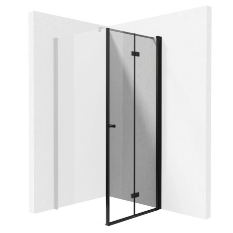 Deante Kerria Plus drzwi prysznicowe składane 70 cm czarne
