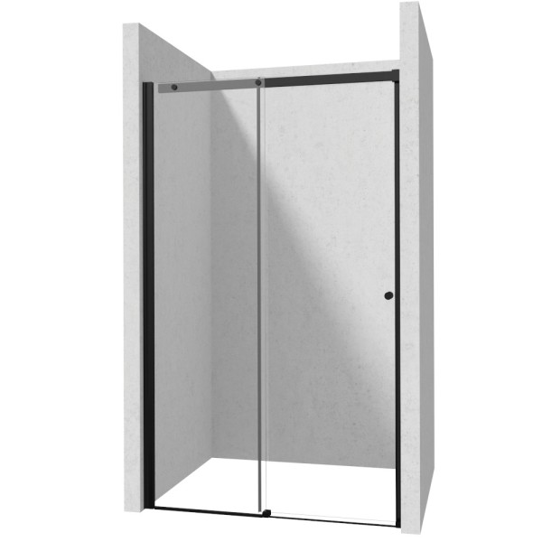 Deante Kerria Plus drzwi przesuwne 120 cm nero