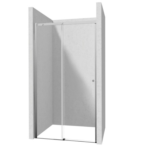 Deante Kerria Plus drzwi prysznicowe przesuwne 160 cm chrom