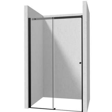 Deante Kerria Plus drzwi przesuwne 160 cm nero