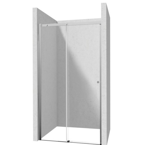 Deante Kerria Plus drzwi prysznicowe przesuwne 110 cm chrom