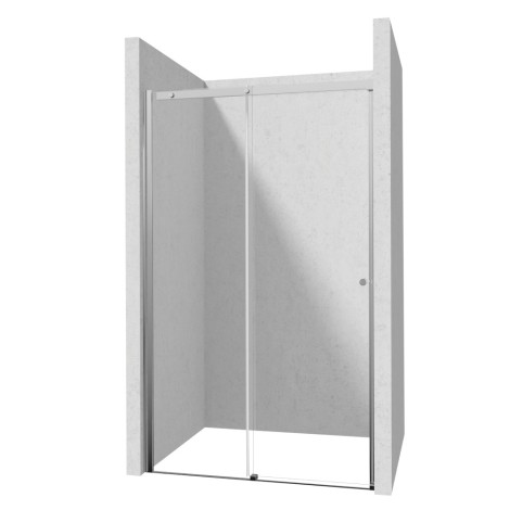 Deante Kerria Plus drzwi prysznicowe przesuwne 130 cm chrom