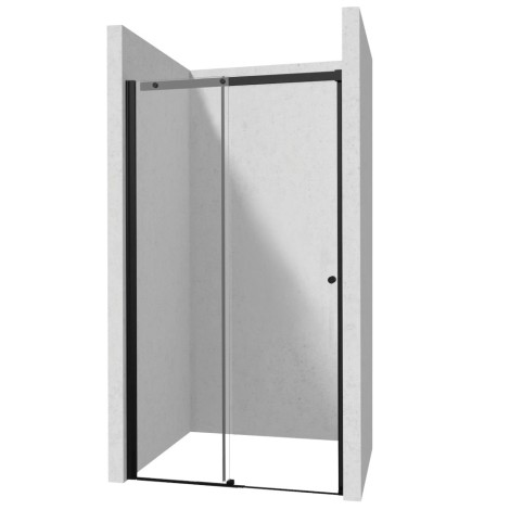 Deante Kerria Plus drzwi przesuwne nero 150 cm 
