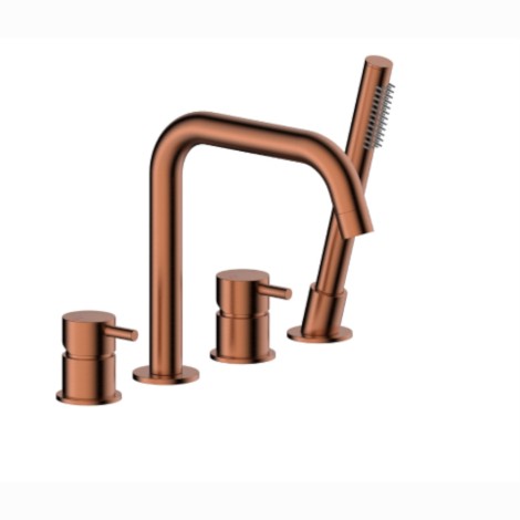 Kfa Moza bateria wannowa 4-otworowa rose gold.