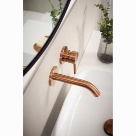 Kfa Moza bateria umywalkowa podtynkowa rose gold.