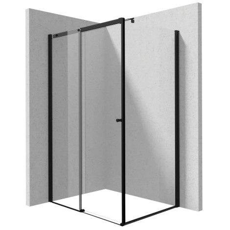 Deante Kerria plus kabina prysznicowa nero 100x80