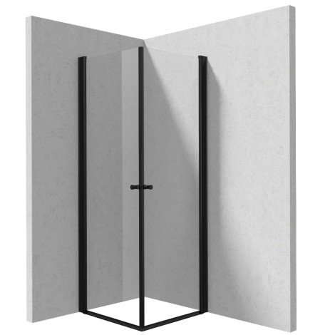 Deante Kerria plus kabina prysznicowa nero 90x90