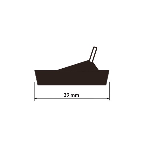McAlpine korek gumowy 39 mm z uchwytem