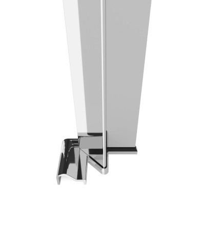 Deante Kerria Plus profil do drzwi wnękowych chrom