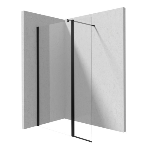 Deante Kerria Plus ruchomy panel do Walk-in nero