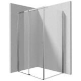 Deante Kerria Plus kabina prysznicowa drzwi przesuwne prostokątna 100x80 cm chrom
